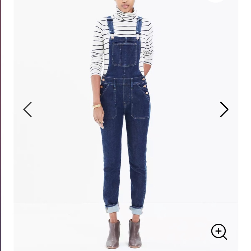 Skinny Overalls in Judd Wash